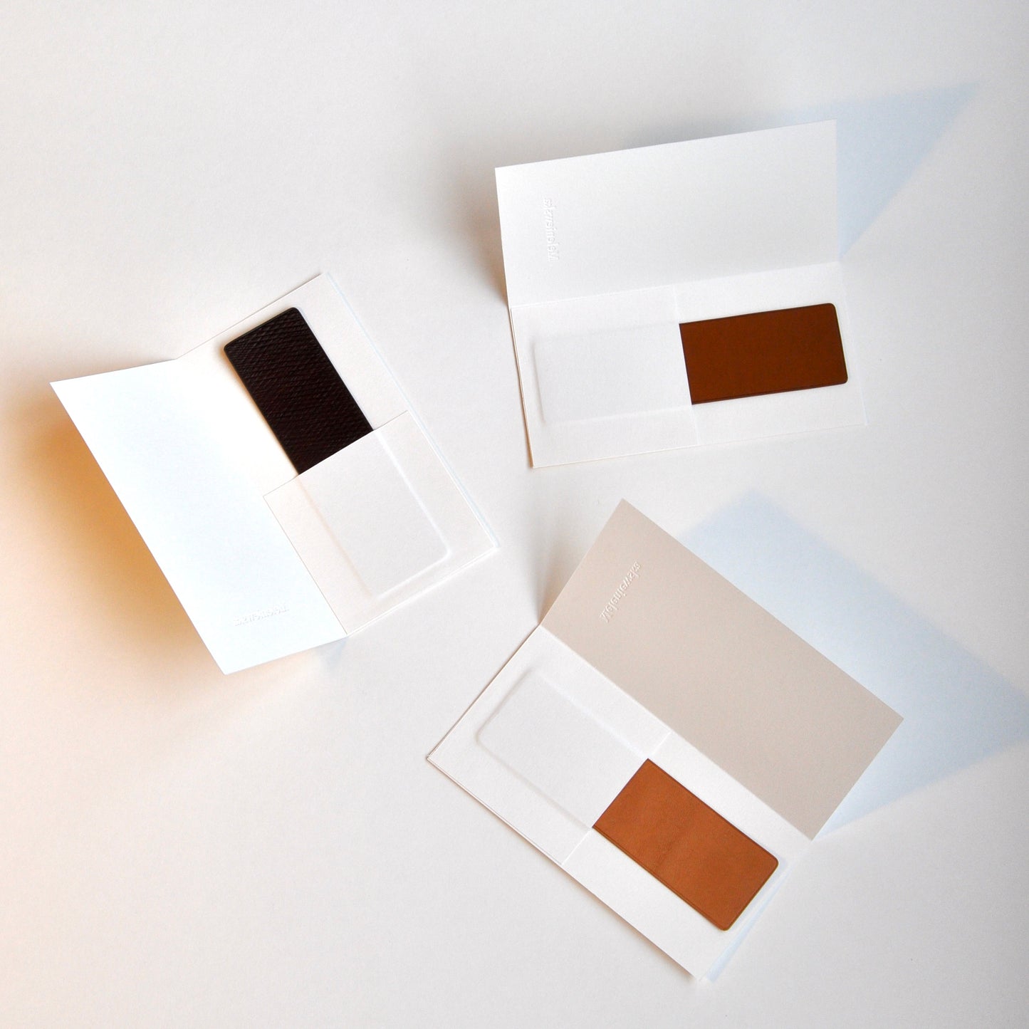 Marque-page en cuir de luxe