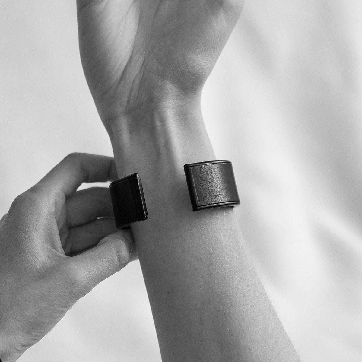 russian leather cuff