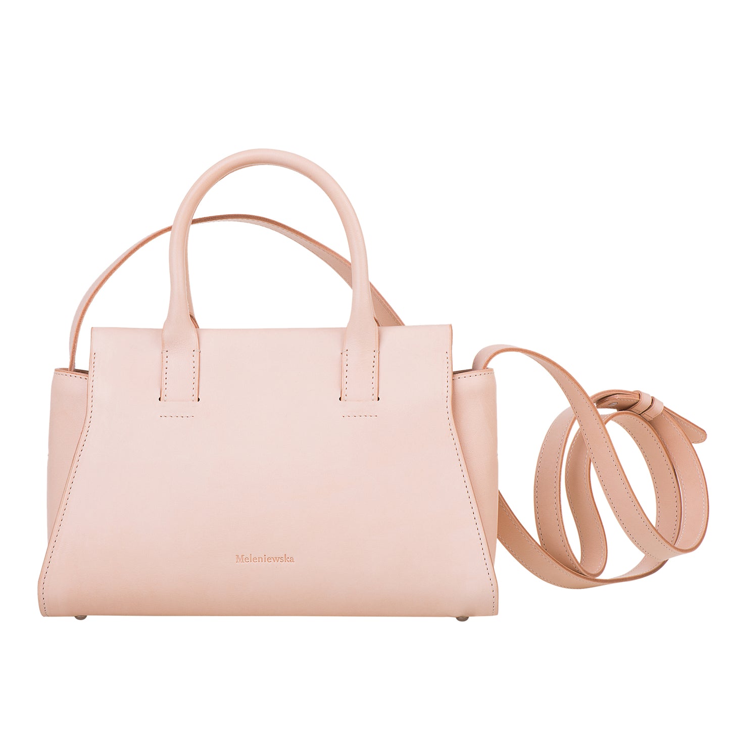 natural leather handbag