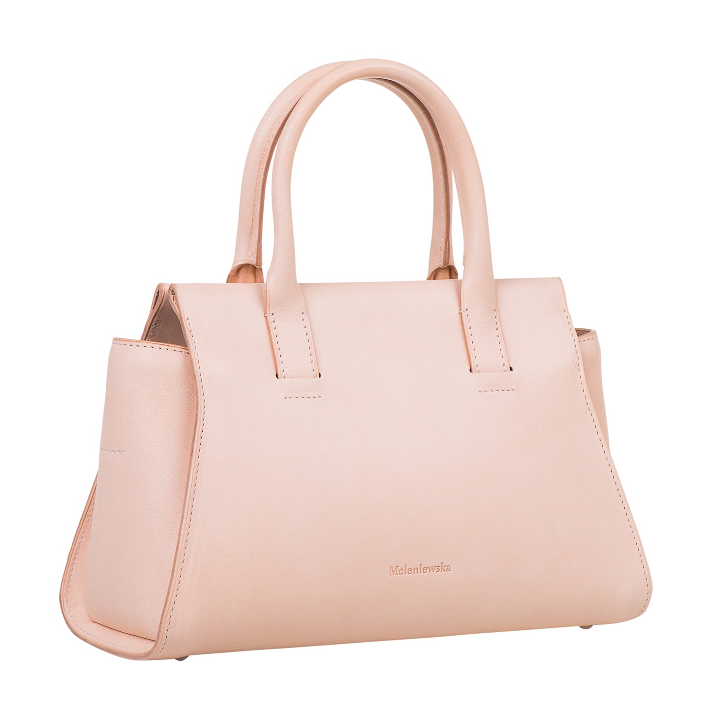 natural leather handbag