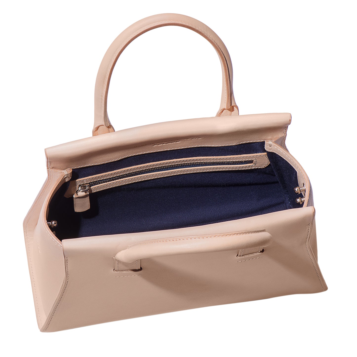 natural leather handbag