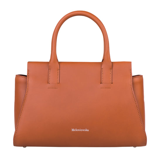 tan leather handbag