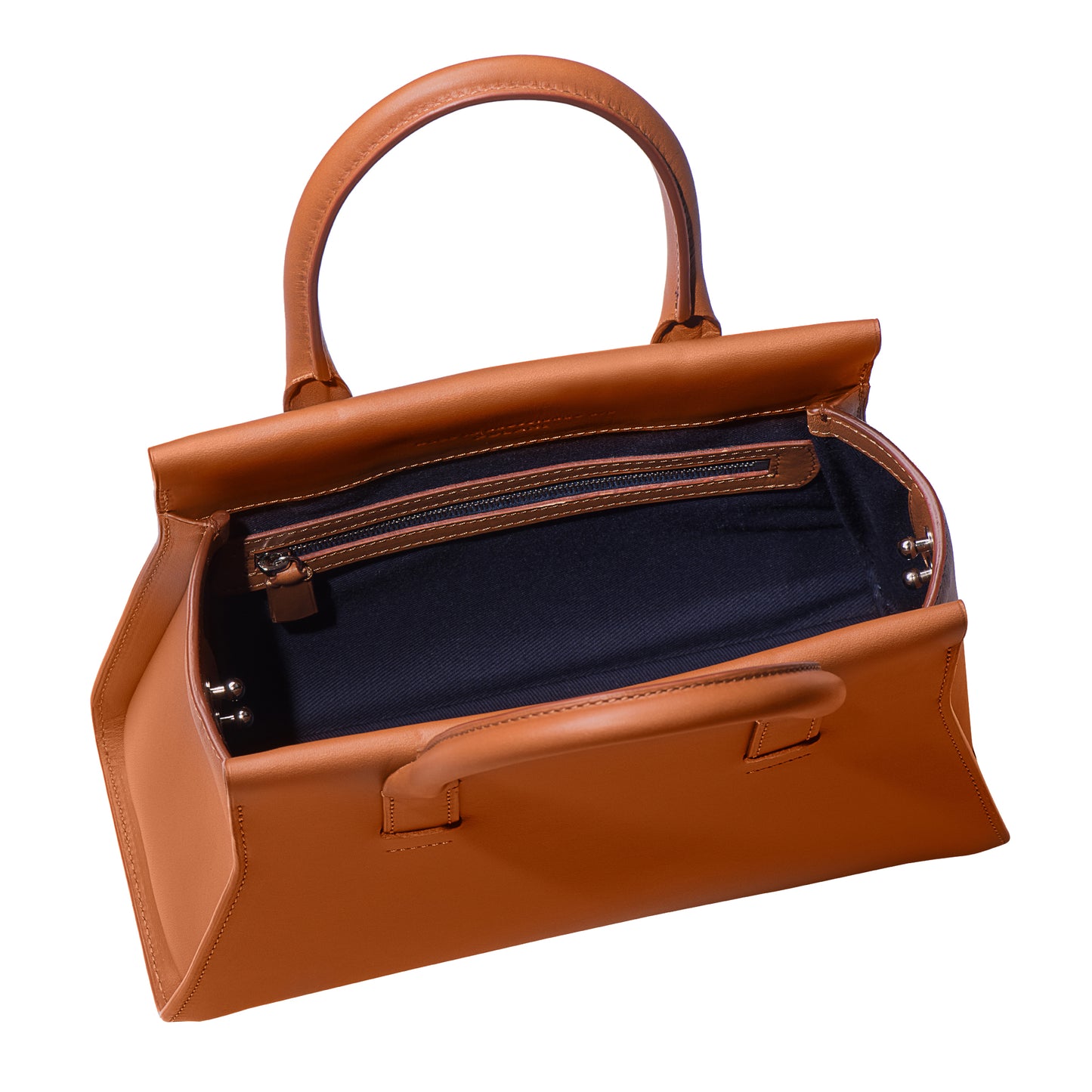 tan leather handbag