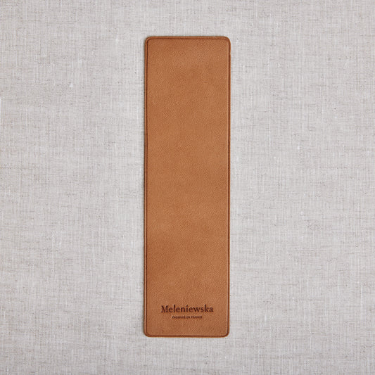 natural leather bookmark