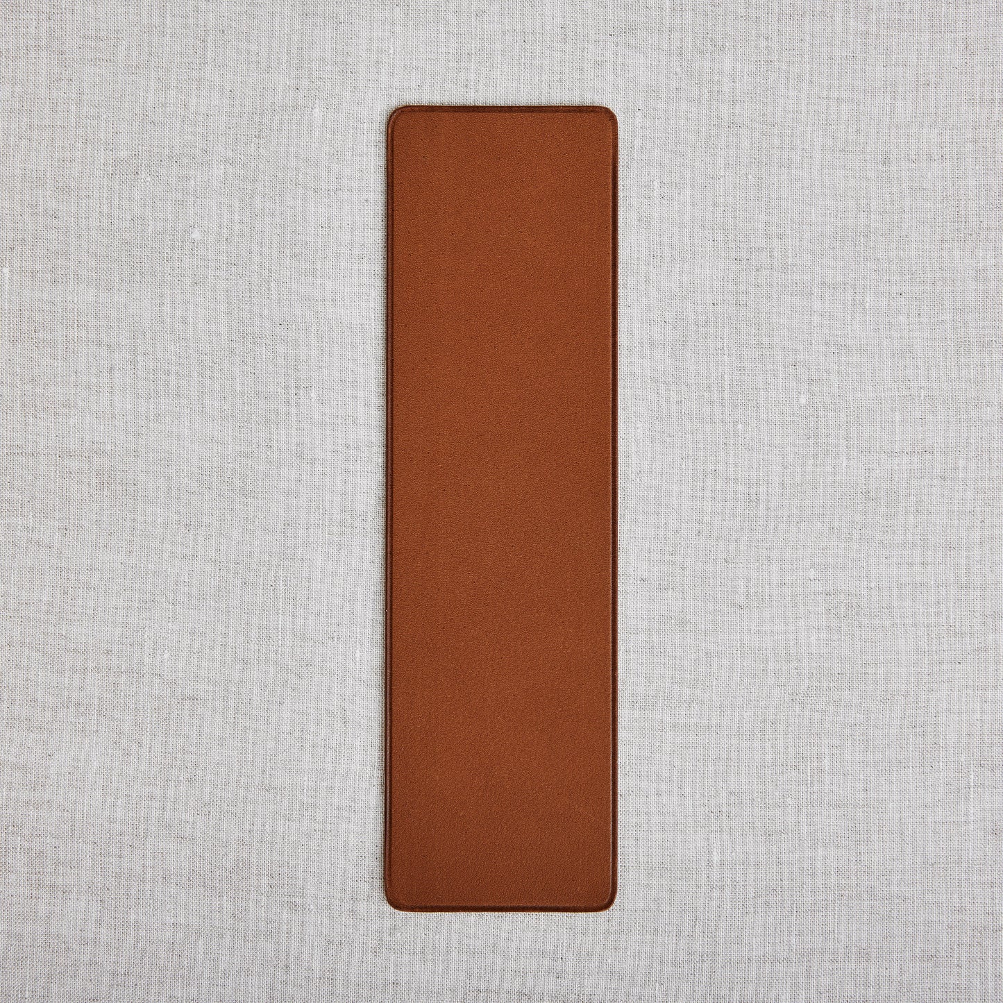 tan leather bookmark