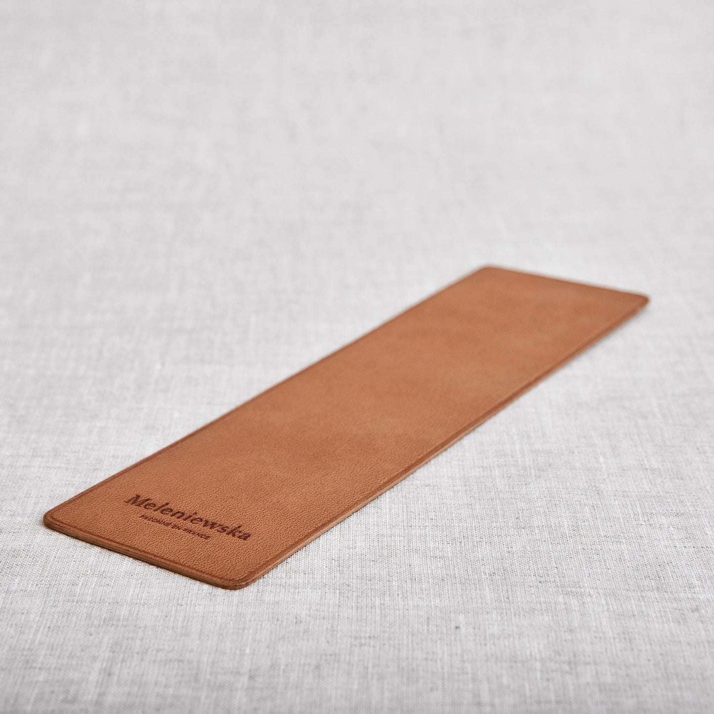natural leather bookmark