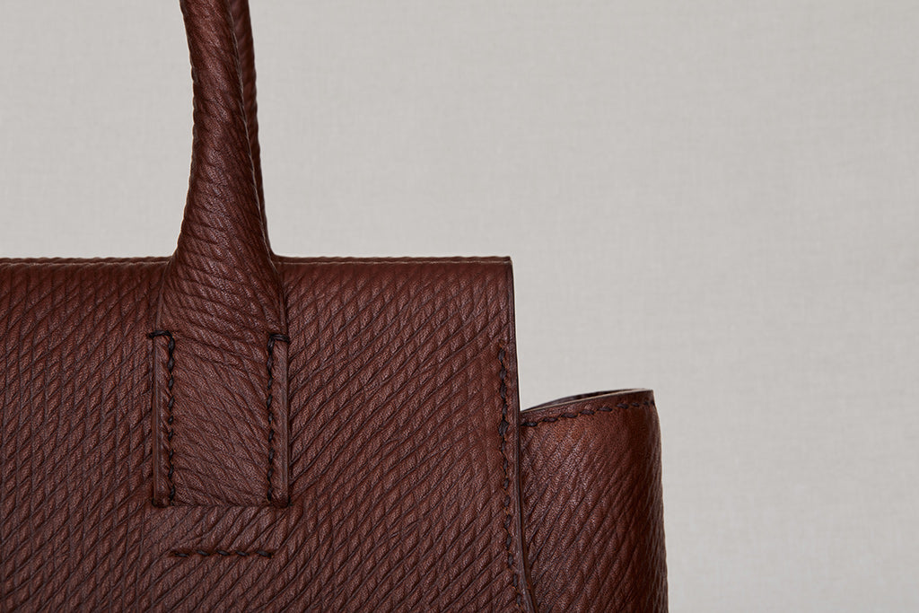 small russian leather bag