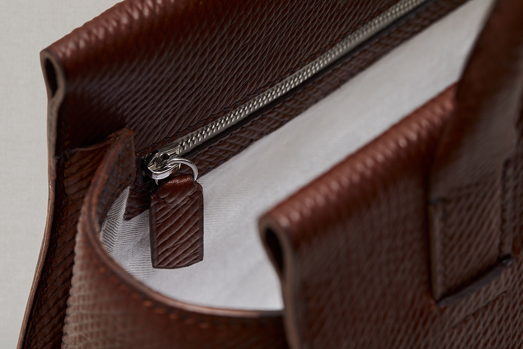 small russian leather bag