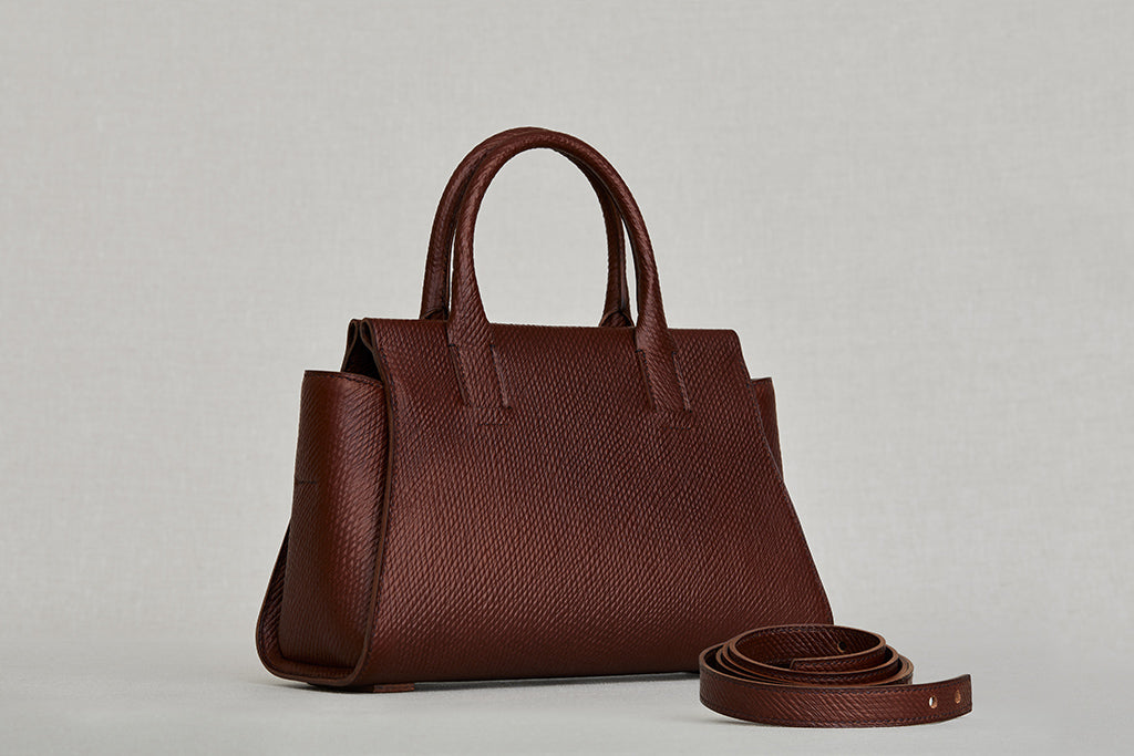 small russian leather bag