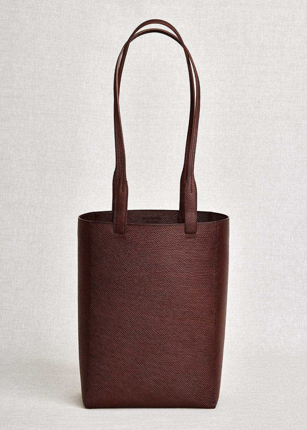 russian leather tote bag