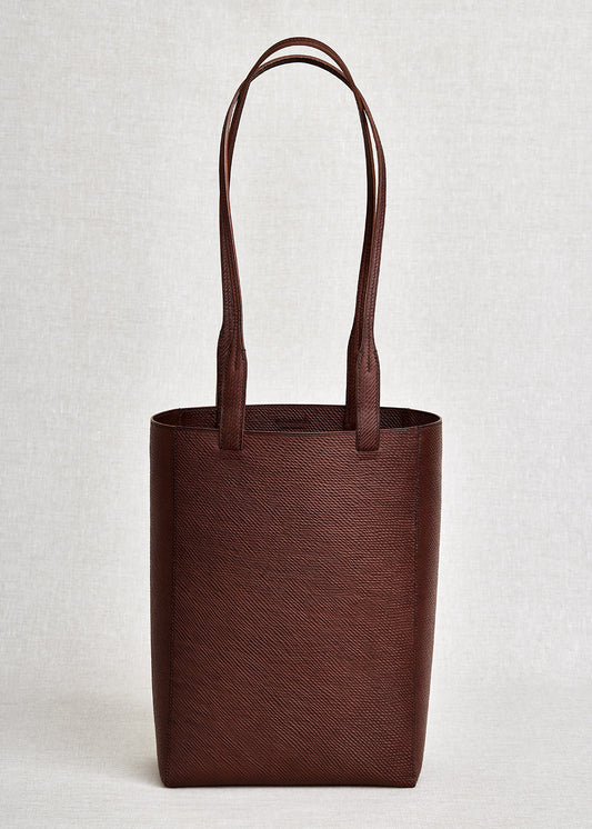 russian leather tote bag