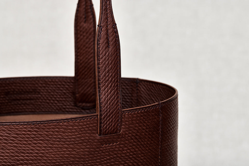 russian leather tote bag