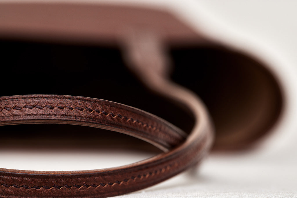 russian leather tote bag